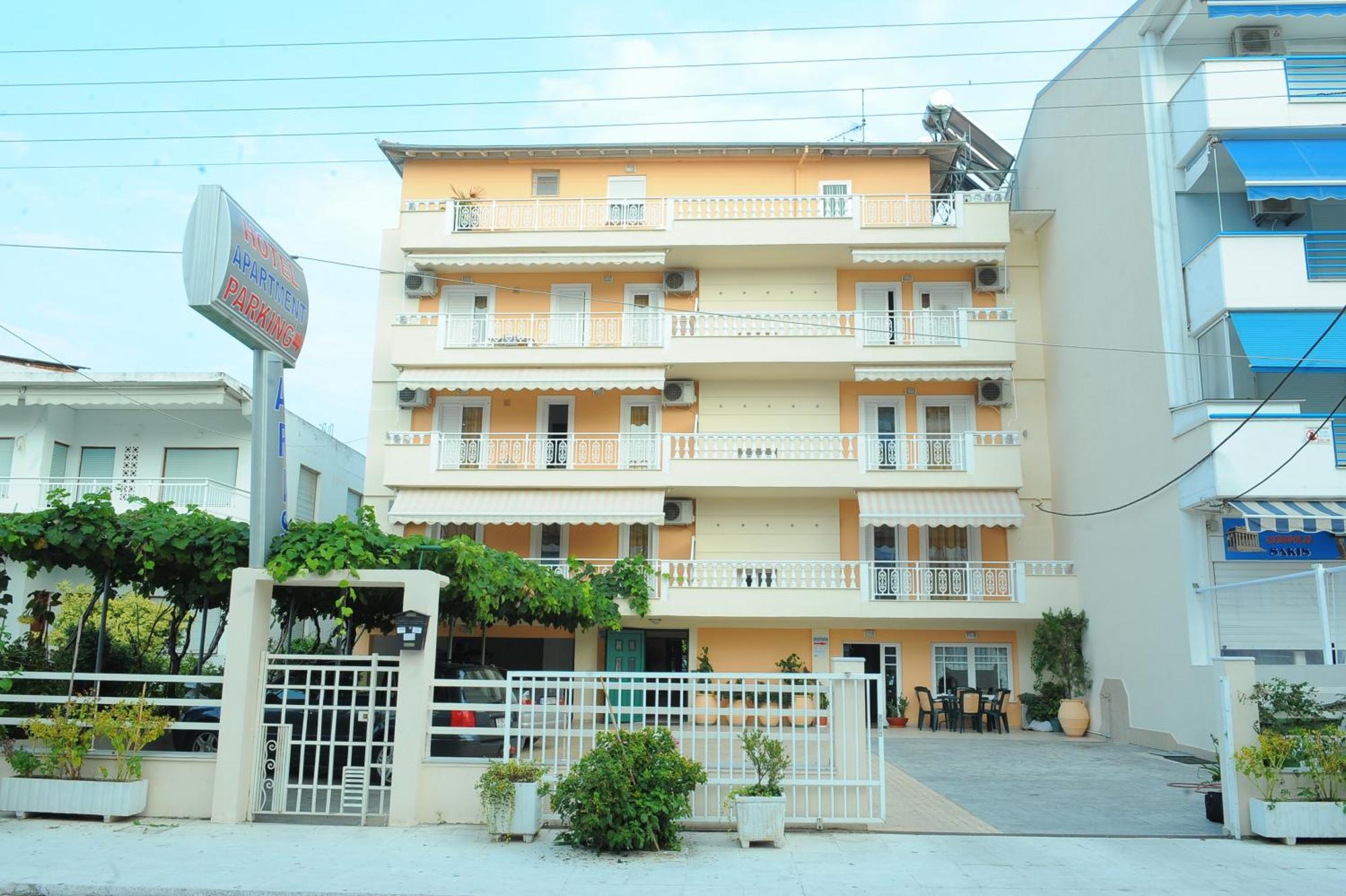 Aparthotel Aris Paralía Exterior foto